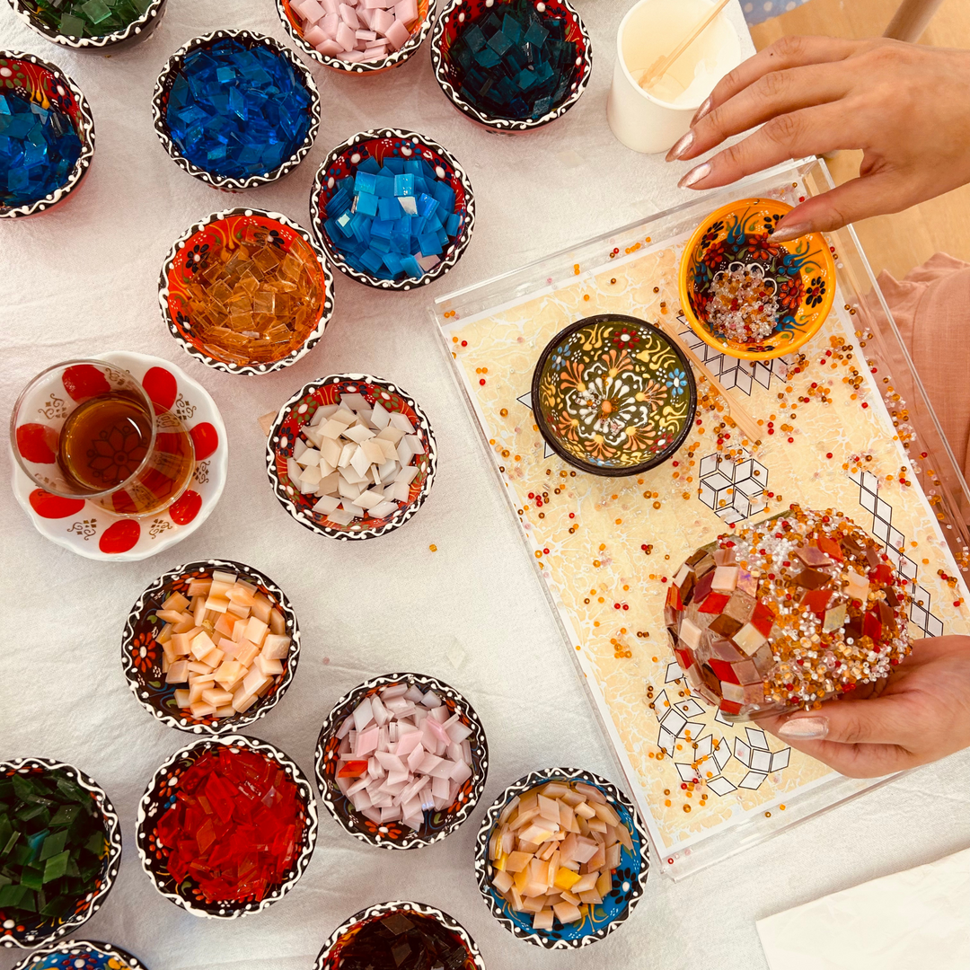 Gift Card, Things to do in Sydney, Turkish Mosaic Lamp Class, Mosaic Classes, Mosaic Sessions, Art Masterclass, Sultan's Treasures, Mosaic Classes in Sydney, Istanbul Grand Bazaar, Classbento Classes, Creative Workshops, Handcrafted Gifts, Unique Experiences, Sydney Events, Artistic Sessions, Craft Classes, DIY Mosaic, Cultural Activities, Artisanal Gifts, Craftmanship, Sydney Art Scene, Artistic Experiences, Turkish Art, Creative Gifts.