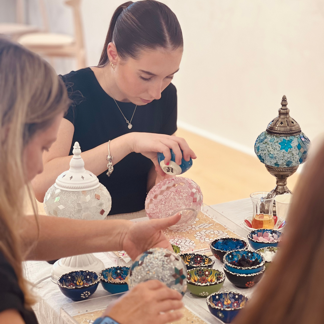 Turkish Mosaic Lamp Pop-up Class: Launceston TASMANIA