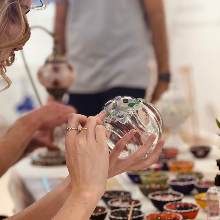 Turkish Mosaic Lamp Pop-up Class: Launceston TASMANIA