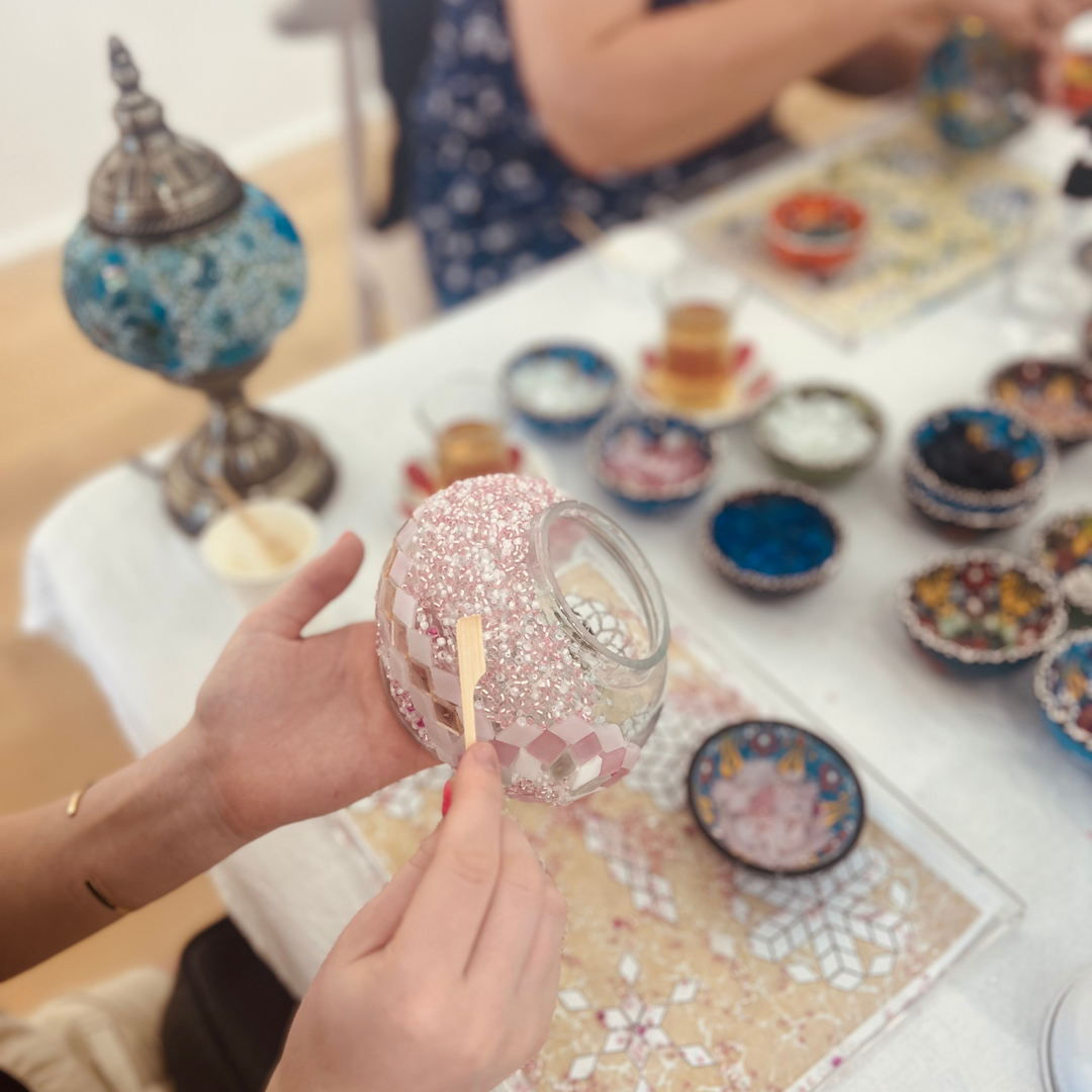 Turkish Mosaic Lamp Pop-up Class: Launceston TASMANIA