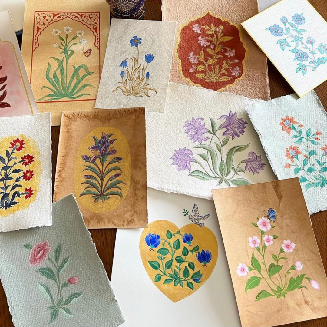 Watercolour Painting: Floral Motifs