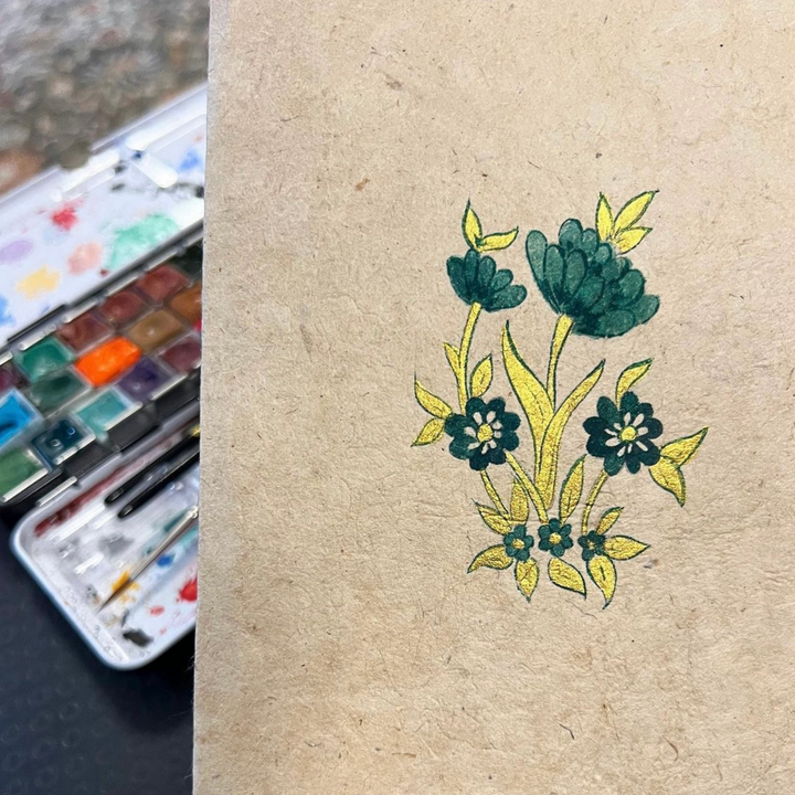 Watercolour Painting: Floral Motifs