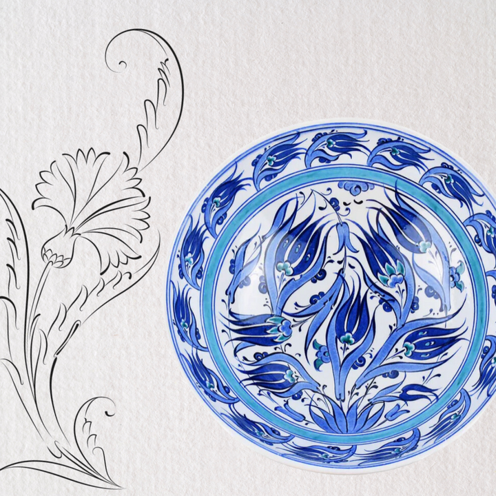 Turkish Ceramic Iznik Painting Class - Newcastle